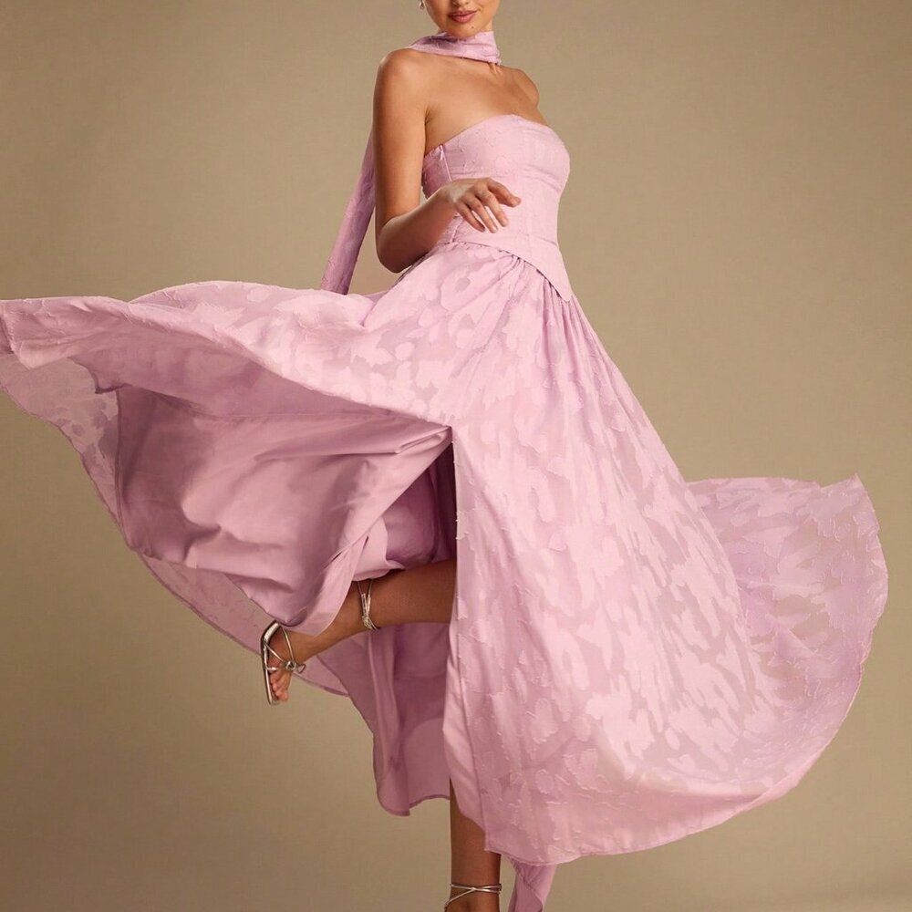 Purple Elegant Women's Princess Dress